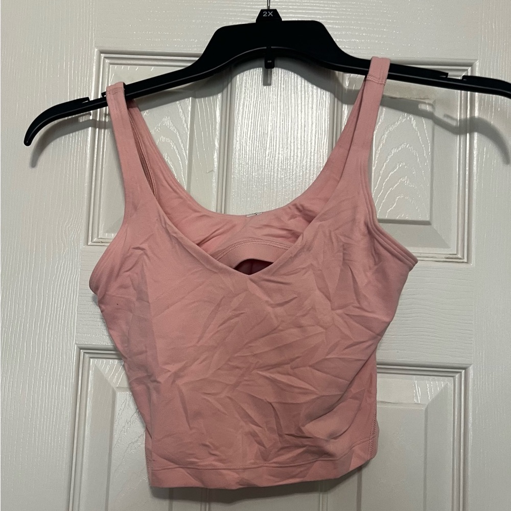 Lululemon pink align tank top size 4